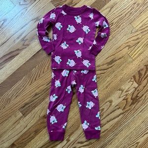 Hanna Andersson purple fairy PJs size 90cm US3
